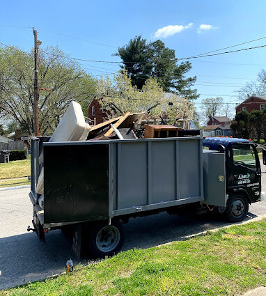 Estate cleanout before and after pictures Junk removal in Silver Spring Maryland
